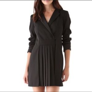 Alexander Wang Black Pleated Dress